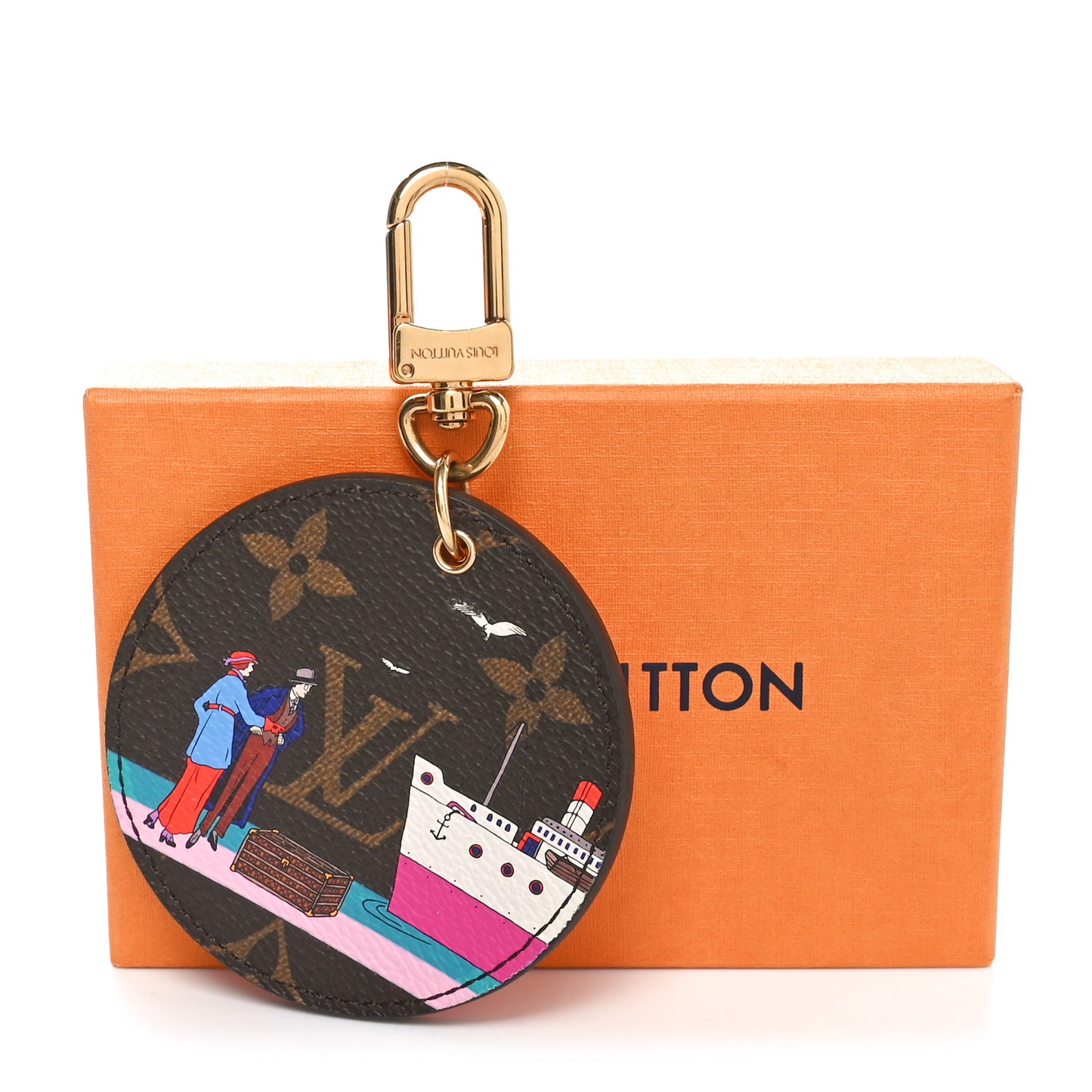 Monogram 2016 Christmas Animation Bag Charm Key Ring