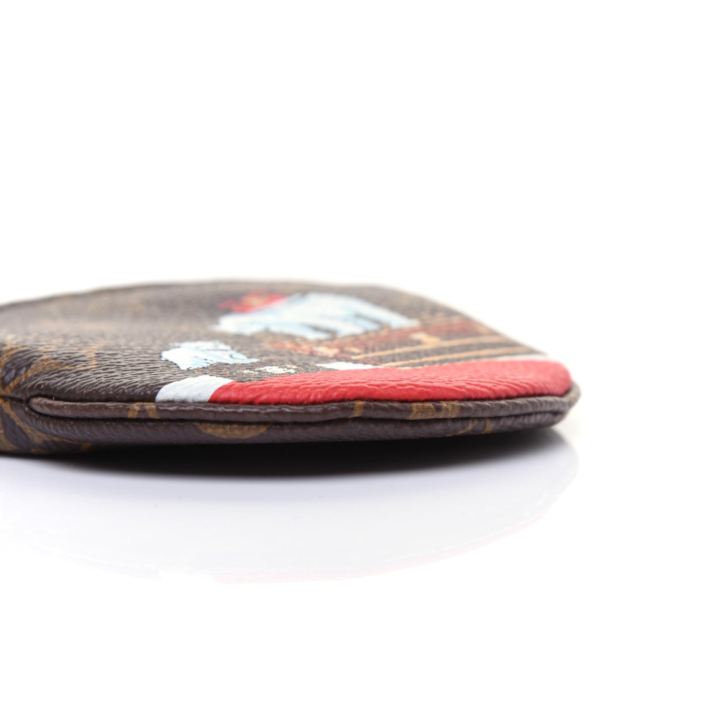 Monogram 2017 Christmas Animation Round Coin Purse