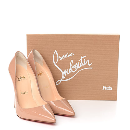 Christian Louboutin Patent So Kate 120 Pumps 37.5 Nude 8 of 8
