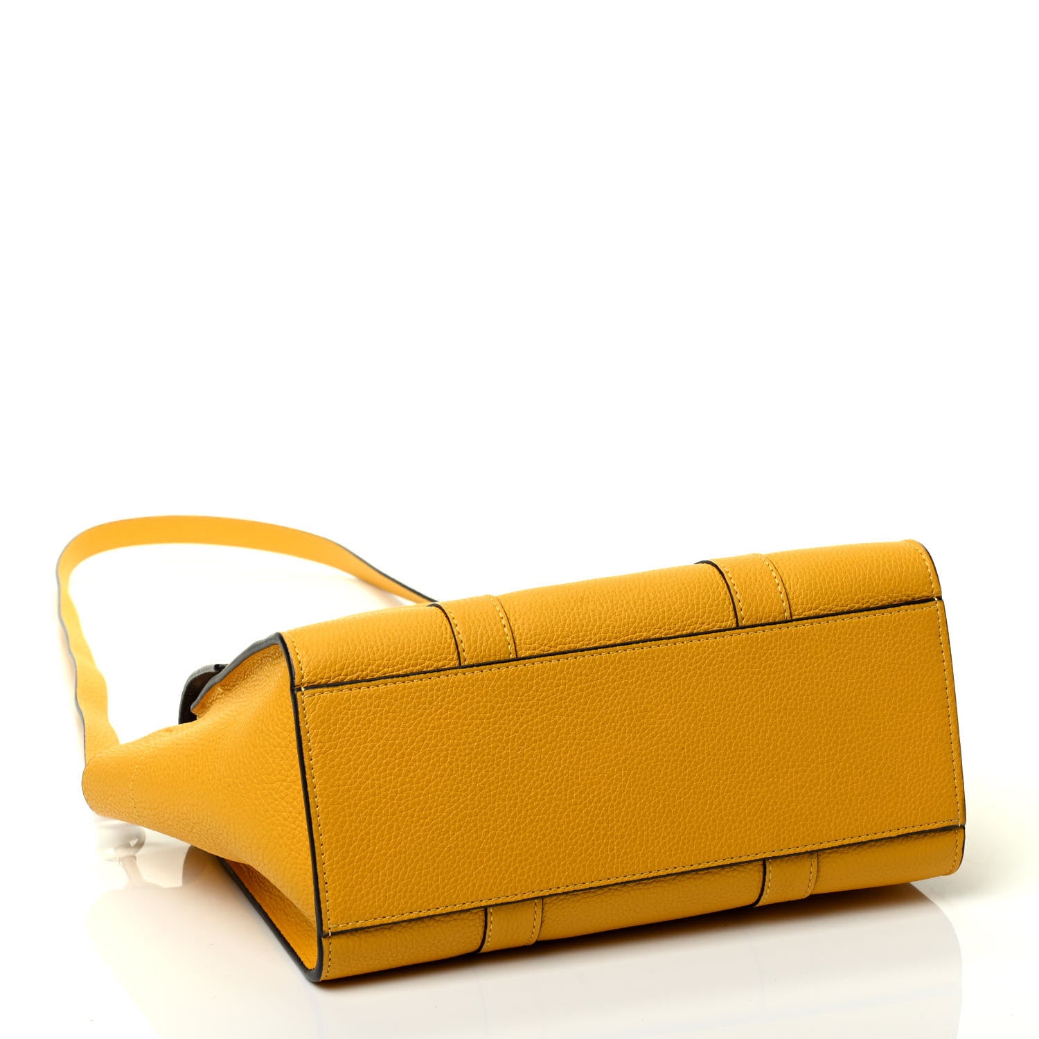 Mulberry Classic Grain Small New Bayswater Yellow 3 of 4