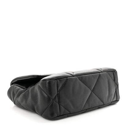 Chanel Lambskin Quilted Medium Chanel 19 Flap Black 4 of 10