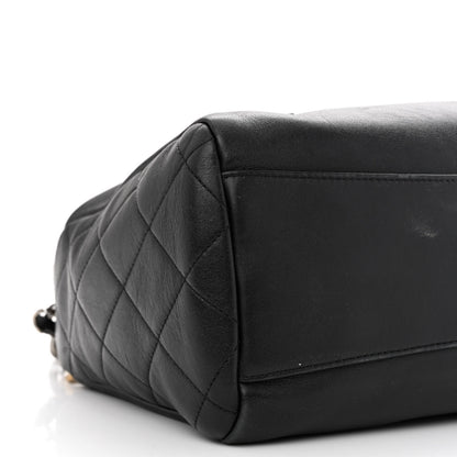Chanel Calfskin Chain 20s Signature Hobo Black 9 of 12