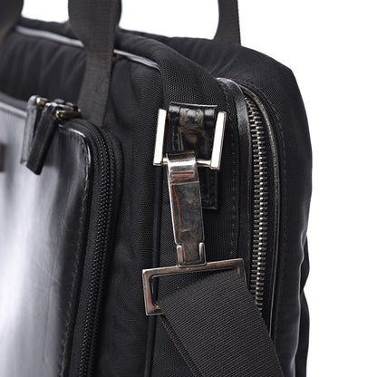 Gucci Nylon Calfskin Briefcase Black 11 of 13