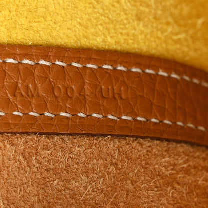 Hermes Taurillon Clemence Casaque Picotin Lock 18 PM Lime Sesame 7 of 11
