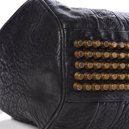 Alexander Wang Pebbled Lambskin Rocco Black Antique Brass Hardware 7 of 8