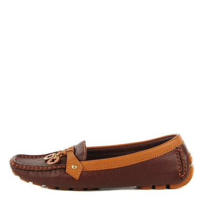 Louis Vuitton Calfskin Oxford Loafers 36 Brown 1 of 9