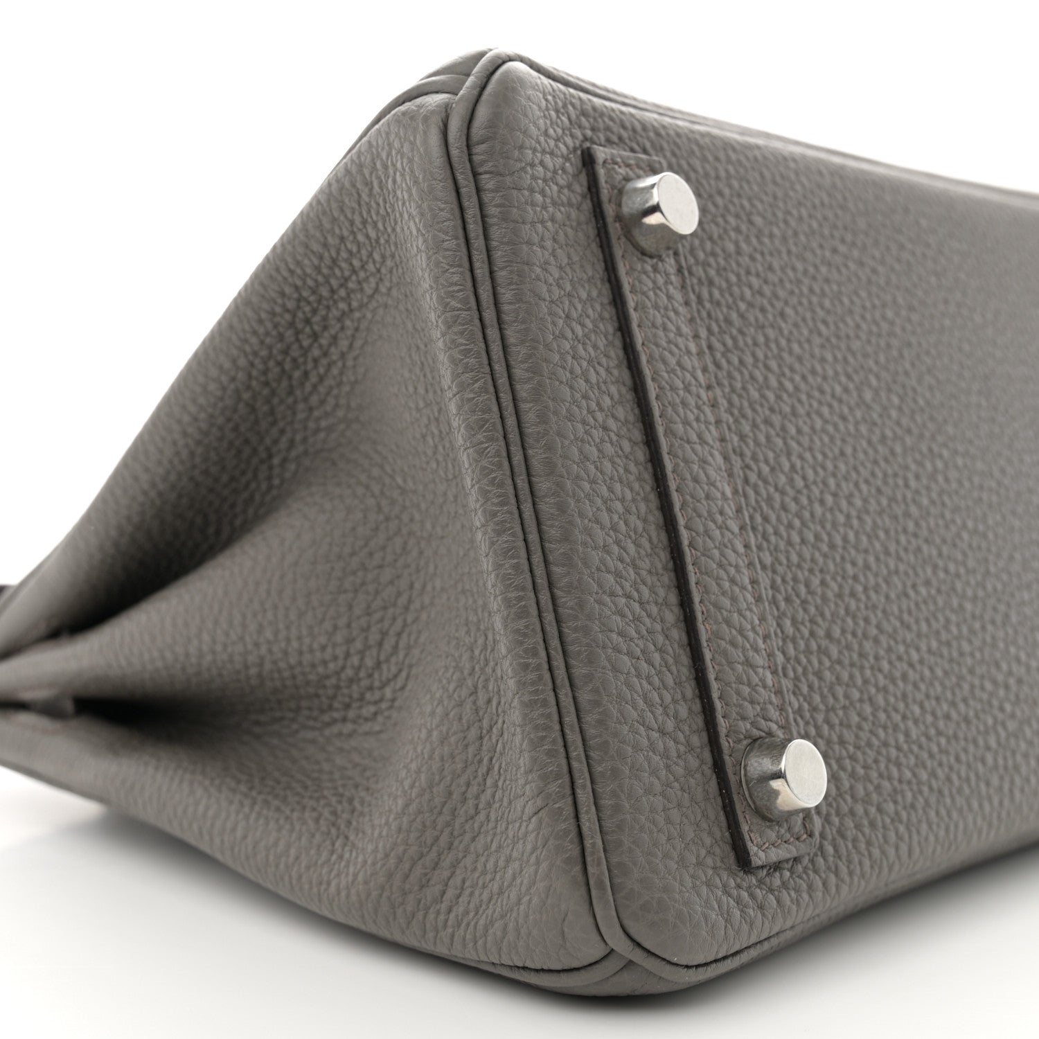Hermes Togo Birkin 25 Etain 9 of 11