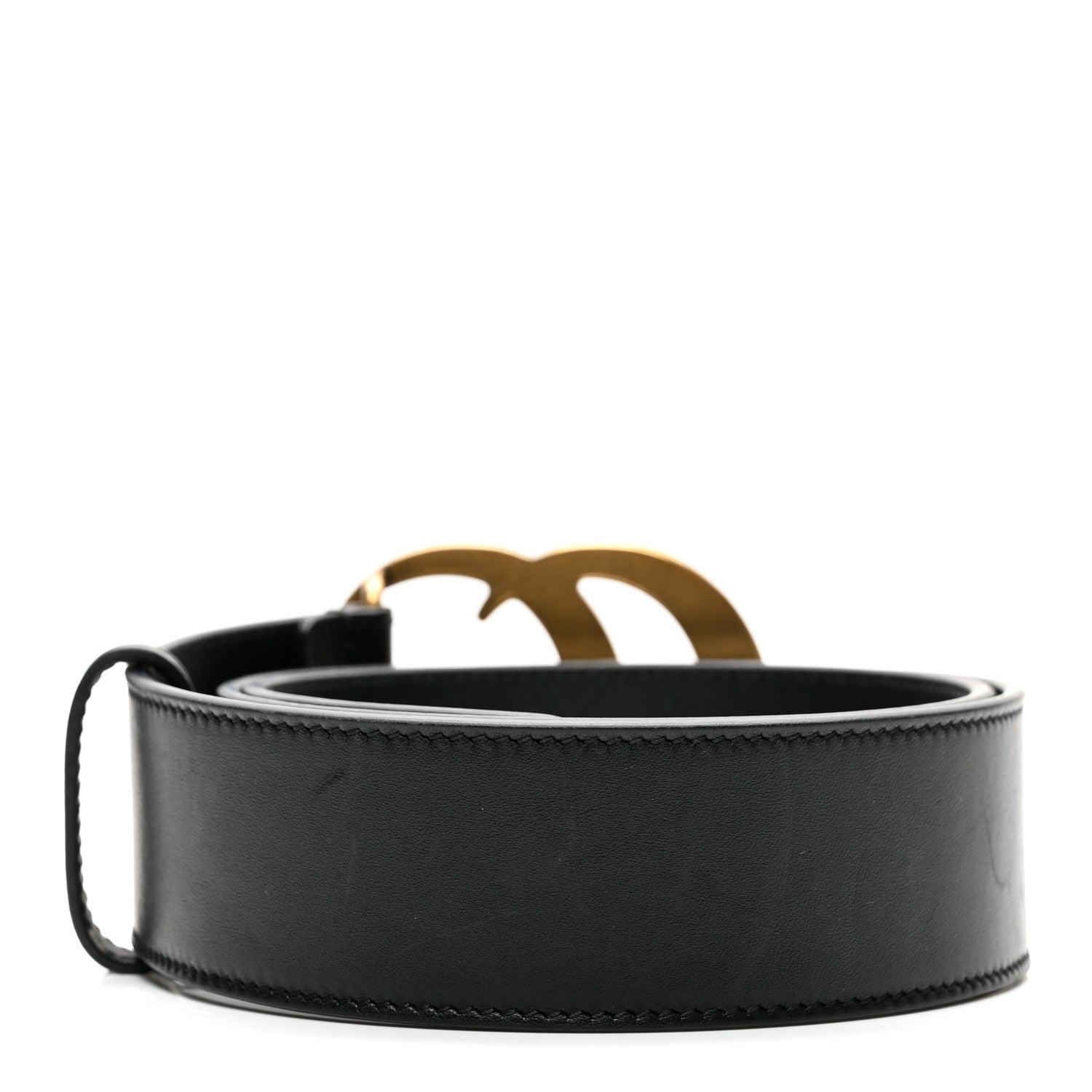 Gucci Calfskin Double G 40mm Belt 75 30 Black 2 of 5