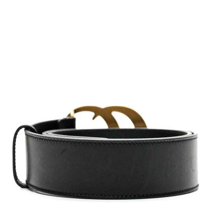 Gucci Calfskin Double G 40mm Belt 75 30 Black 2 of 5