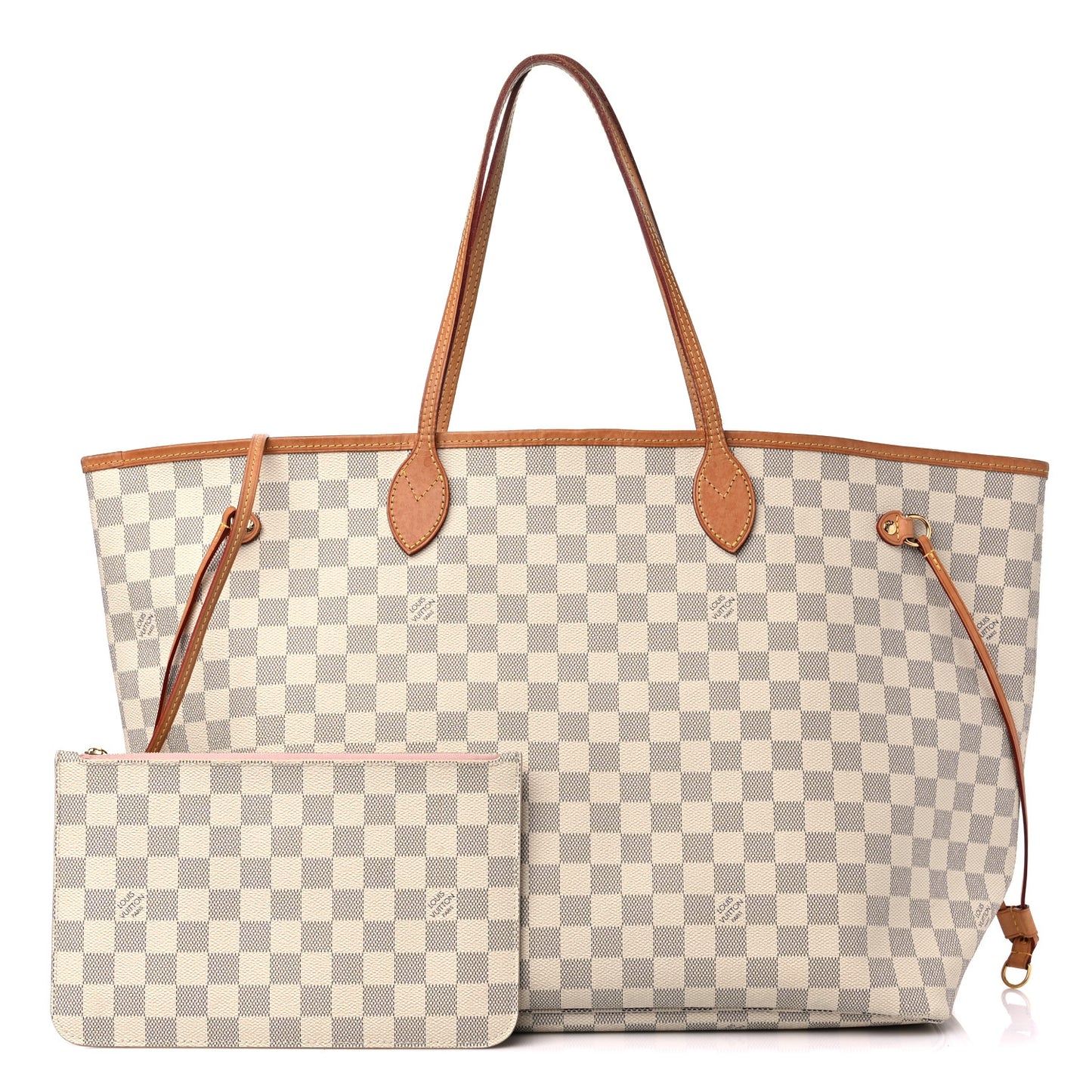 Damier Azur Neo Neverfull GM Rose Ballerine