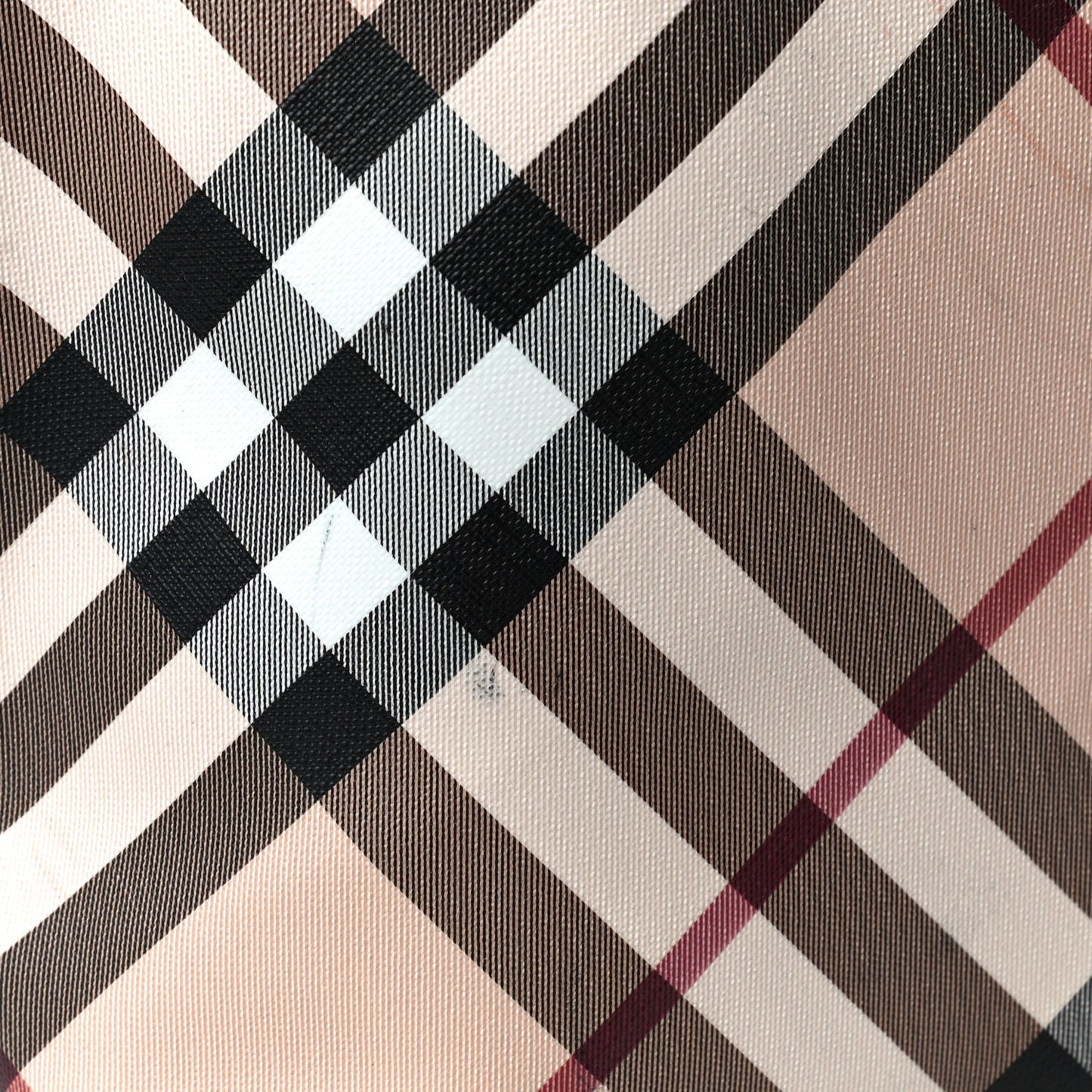 Nova Check Large Nickie Tote Black