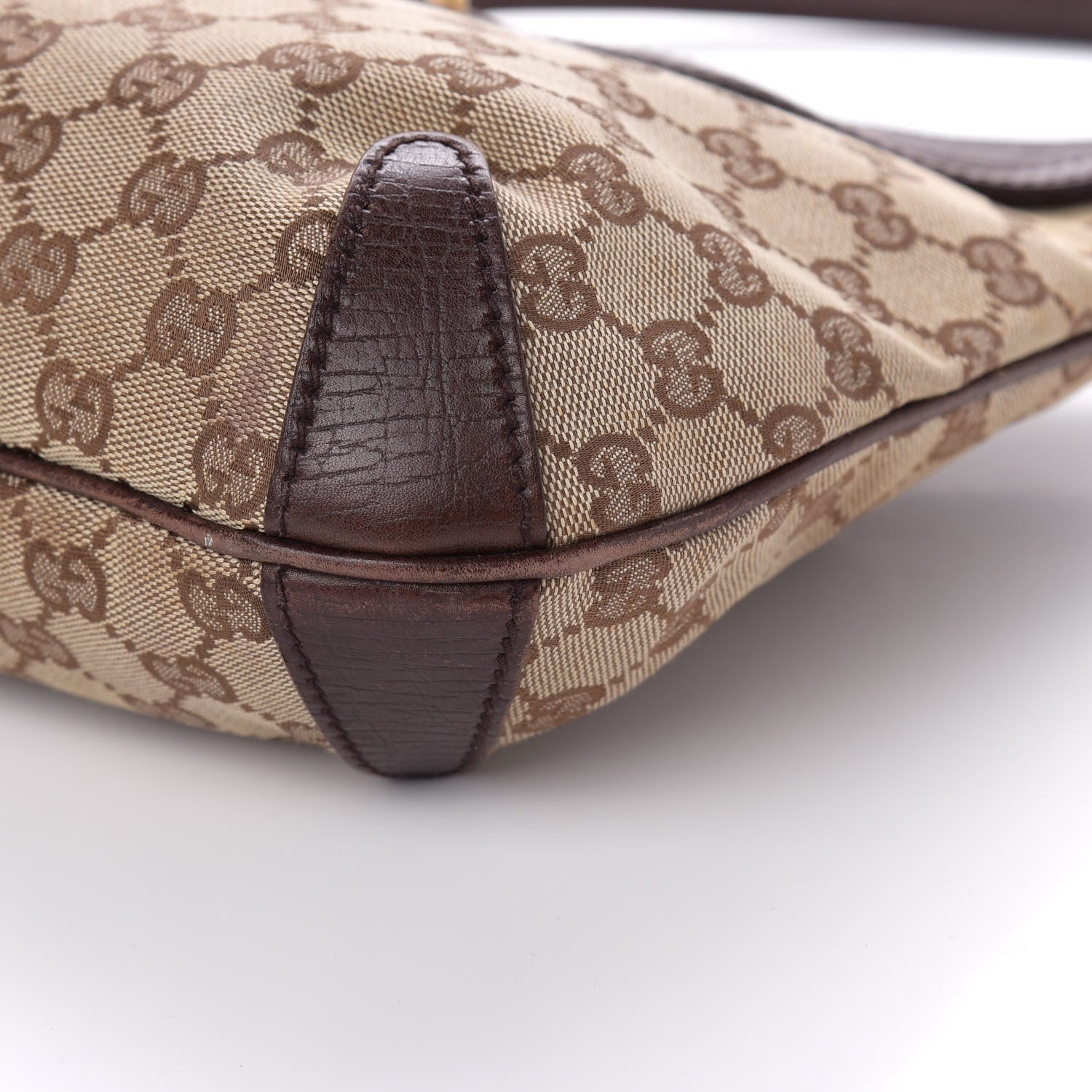 Gucci Monogram Horsebit Hobo Brown 6 of 17