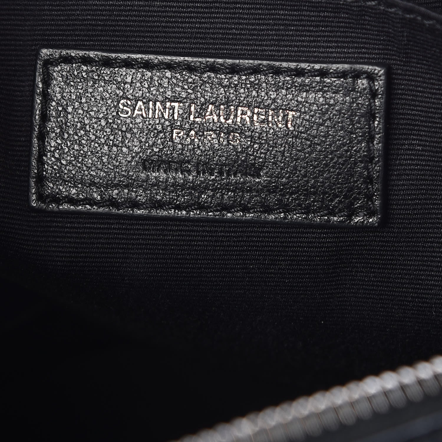 Saint Laurent Calfskin Matelasse Monogram Lou Camera Bag Black 6 of 8