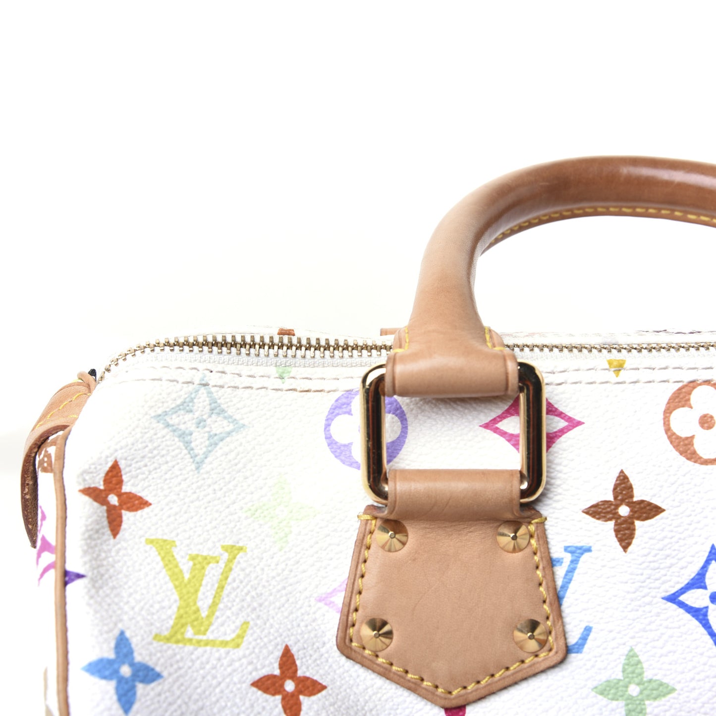 Monogram Multicolor Speedy 30 White