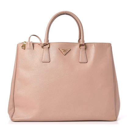 Prada Saffiano Lux Extra Large Galleria Double Zip Tote Cammeo 1 of 9