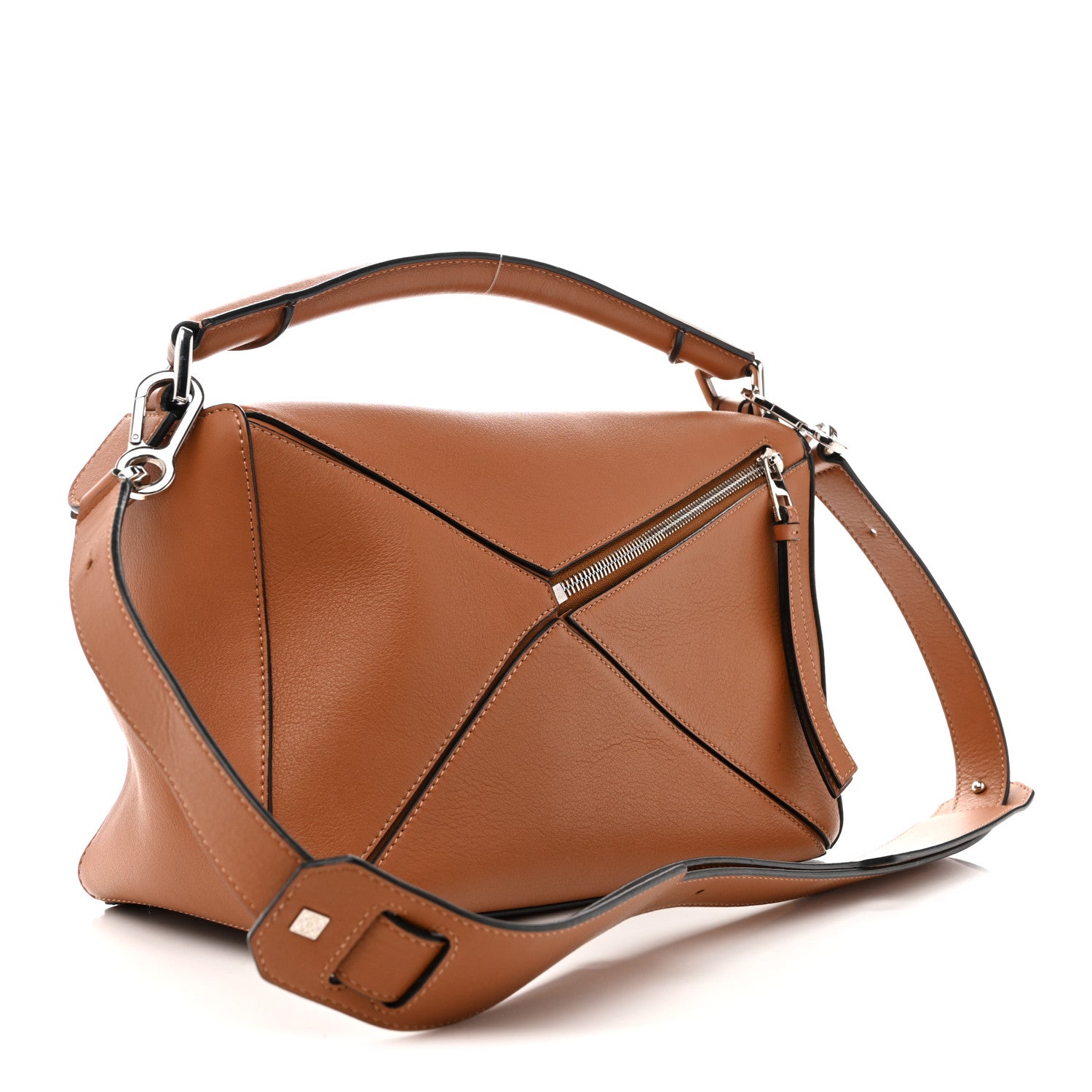 Loewe Calfskin Medium Puzzle Bag Tan 3 of 10