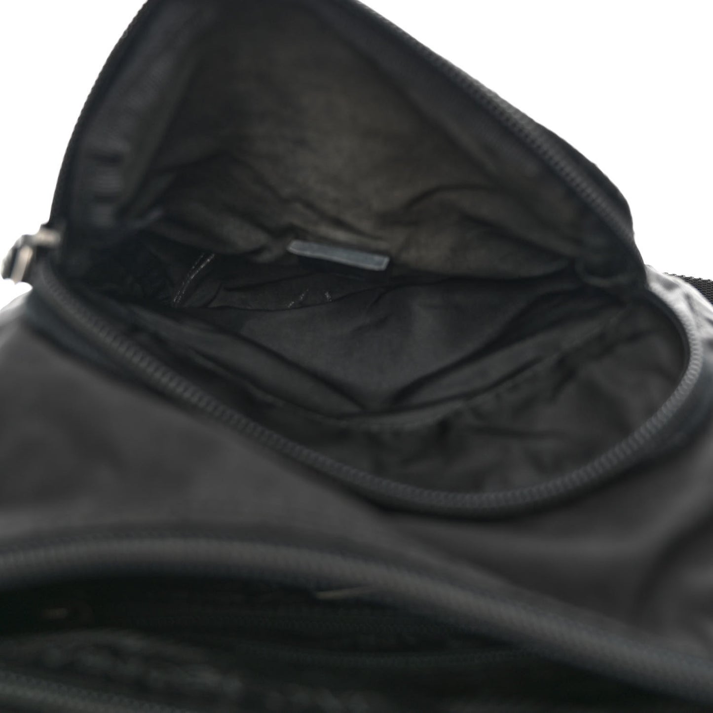 Tessuto Nylon Saffiano Small Vela Messenger Black