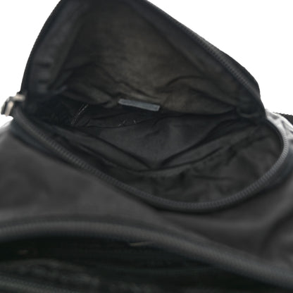 Prada Tessuto Nylon Saffiano Small Vela Messenger Black 6 of 12