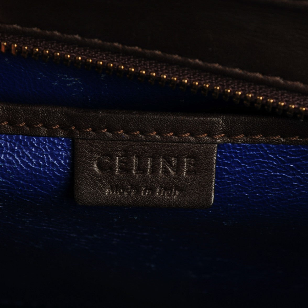 Celine Smooth Calfskin Nano Tri-Color Luggage Acajou 8 of 15