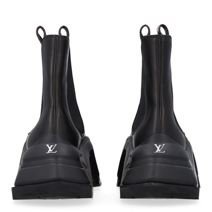 Louis Vuitton Calfskin Archlight 2.0 Block Heel Ankle Boots 35 Black 6 of 11