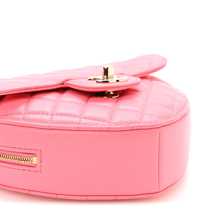 Chanel Lambskin Quilted CC In Love Heart Bag Pink 17 of 21