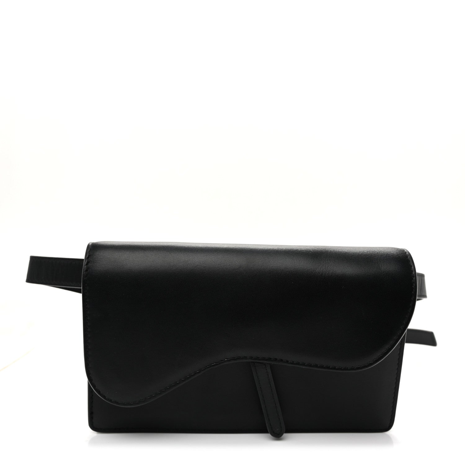 Christian Dior Calfskin Saddle Belt Bag Black 1 of 10