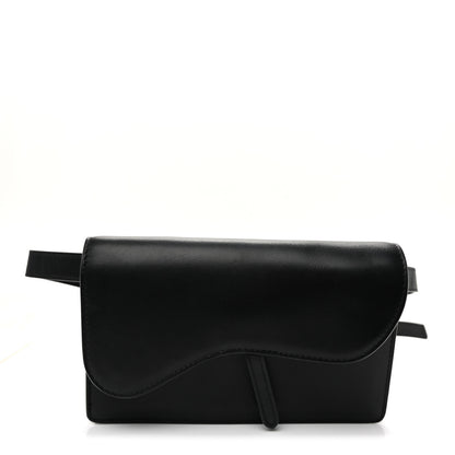 Christian Dior Calfskin Saddle Belt Bag Black 1 of 10