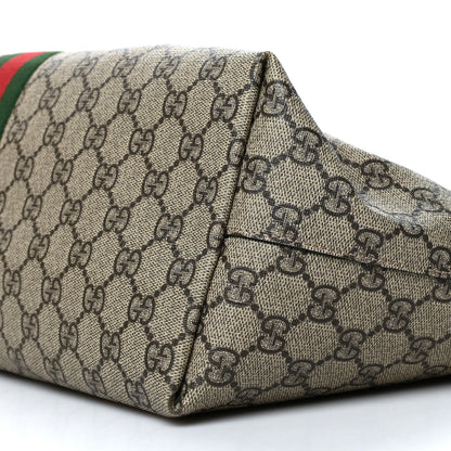 Gucci GG Supreme Monogram Medium Ophidia Shopping Tote Brown 10 of 10