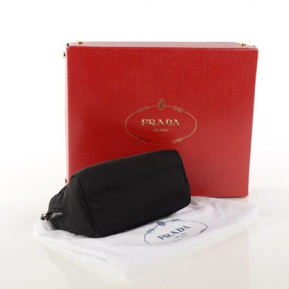 Prada Nylon Vela Cosmetic Pouch Black 4 of 9