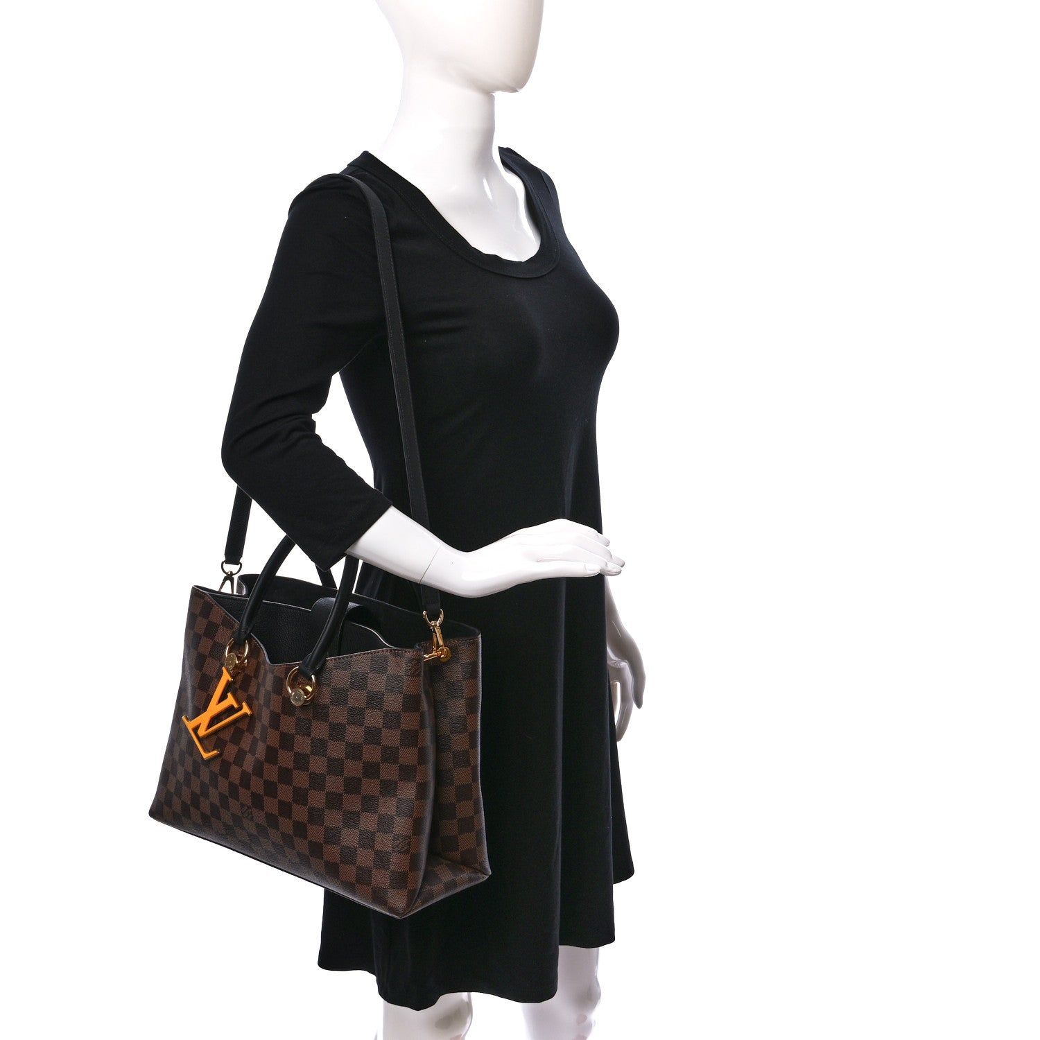 Louis Vuitton Damier Ebene LV Riverside Black 2 of 8