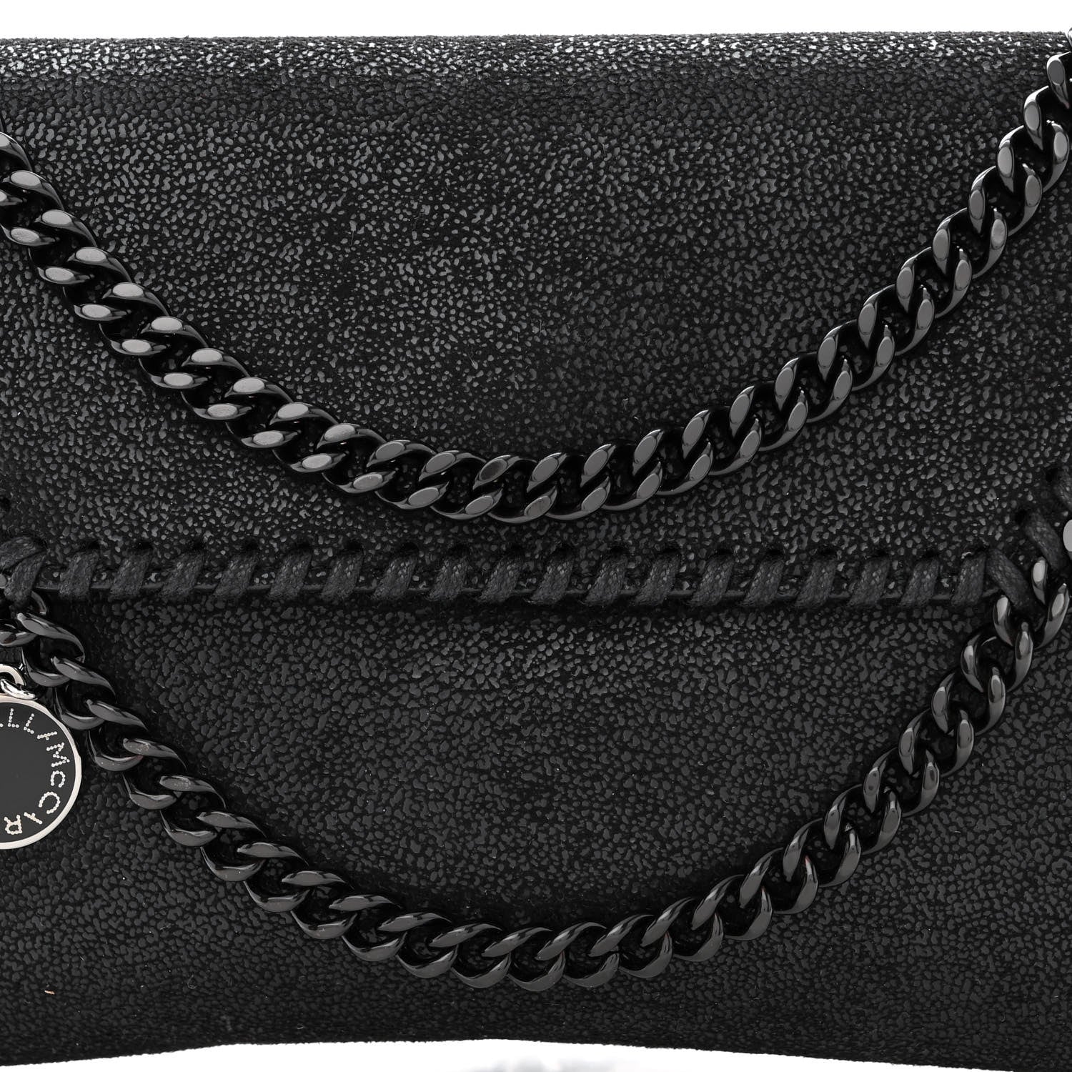 Stella McCartney Shaggy Deer Mini Falabella Crossbody Bag Black 10 of 13