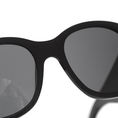 Chanel Swarovski Crystal CC Logo Sunglasses 5134 B 8 of 8
