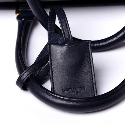 Saint Laurent Calfskin Classic Duffle 6 Marine 11 of 11