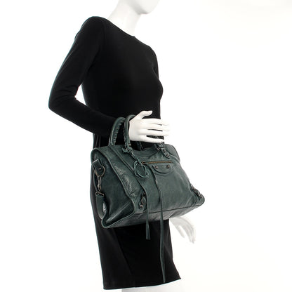 Balenciaga Agneau Classic Hardware City Poker Fonce 3 of 9