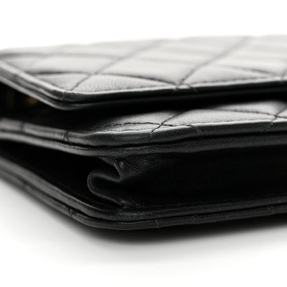 Chanel Lambskin Quilted Trendy CC Wallet On Chain WOC Black 11 of 15