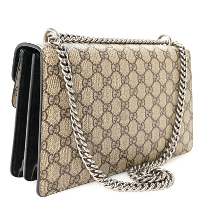 Gucci GG Supreme Monogram Small Dionysus Shoulder Bag Black 3 of 11