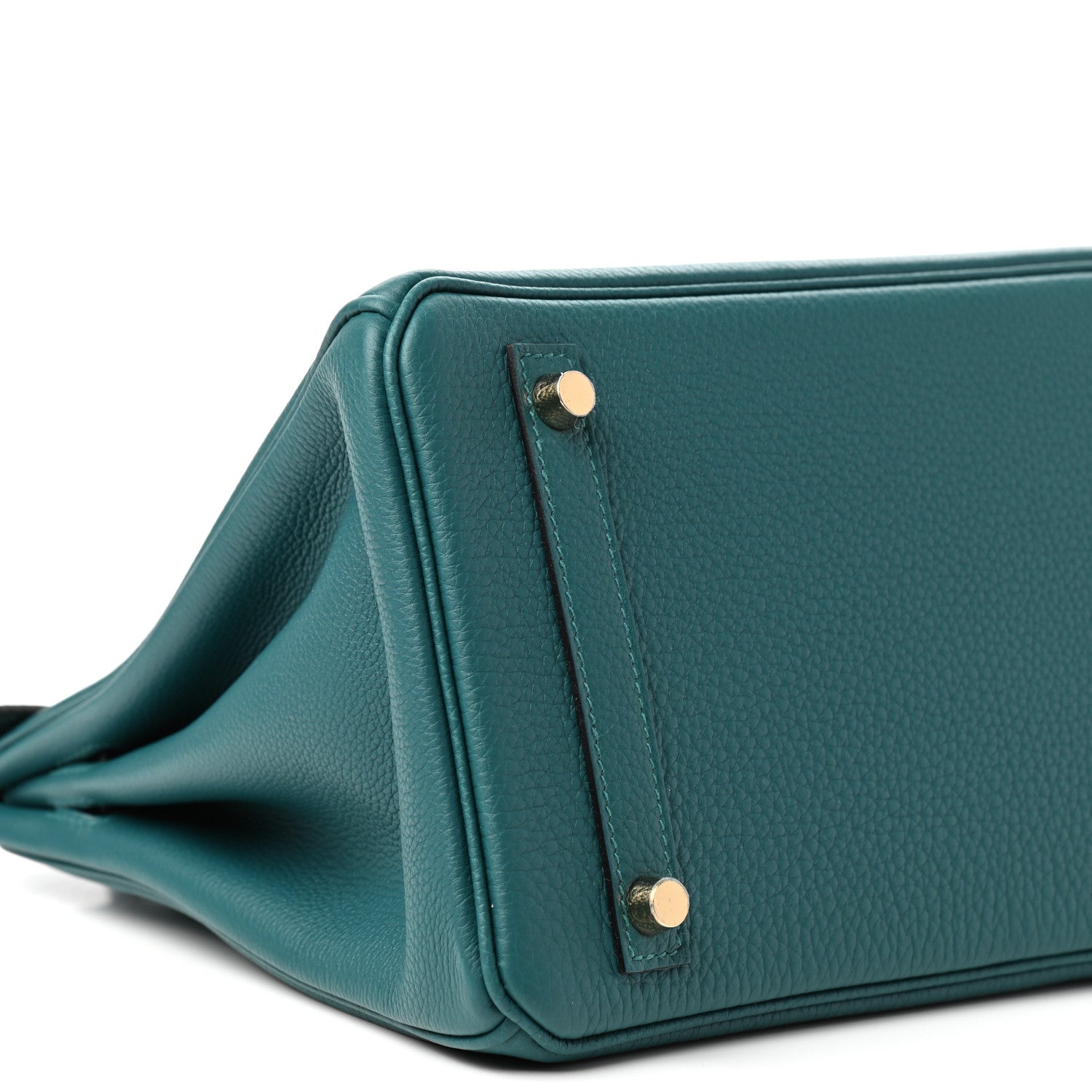 Hermes Togo Matte Alligator Birkin Touch 30 Vert Bosphore 8 of 11