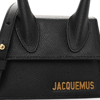 Jacquemus Grained Calfskin Le Chiquito Black 7 of 9
