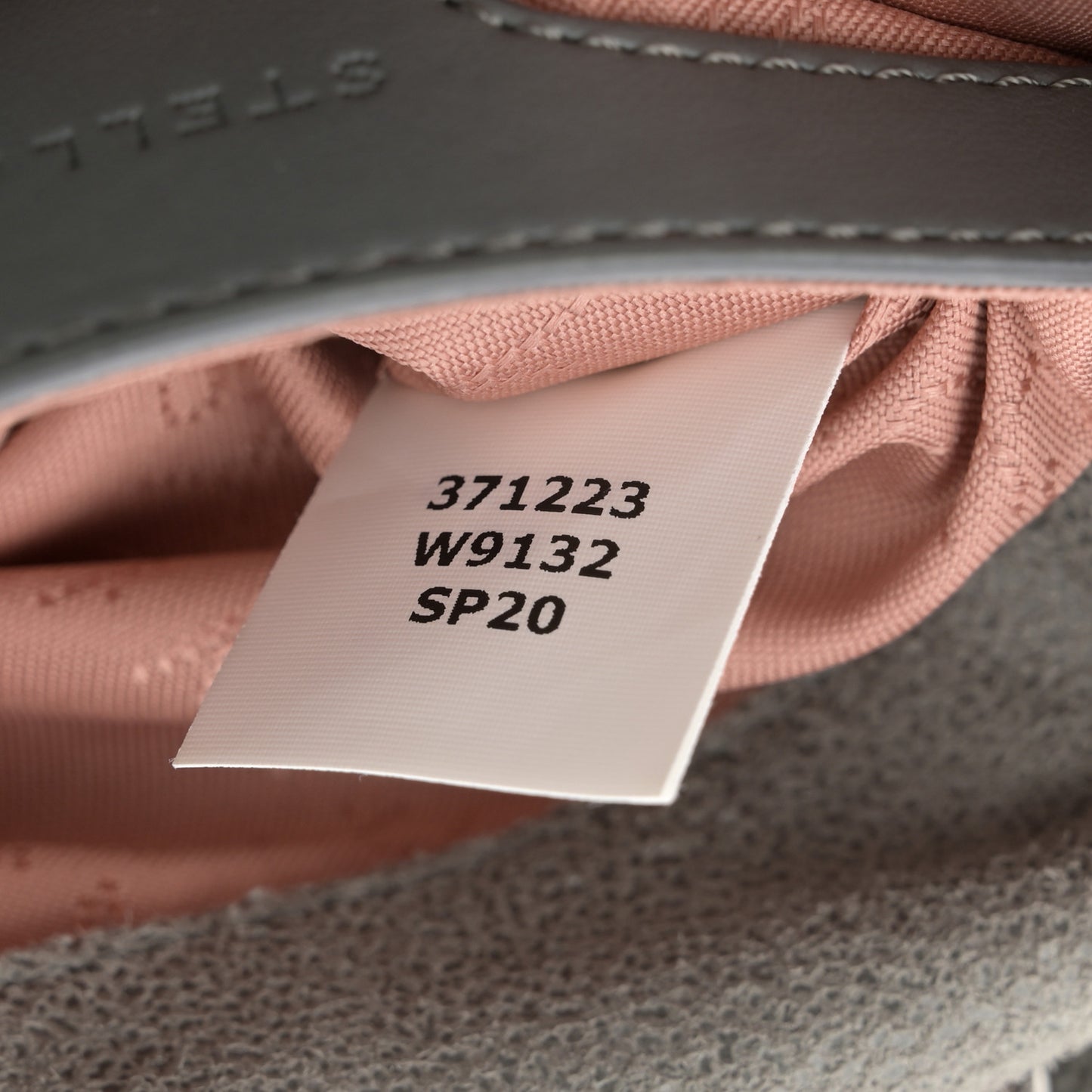 Shaggy Deer Mini Falabella Fold Over Tote Light Grey