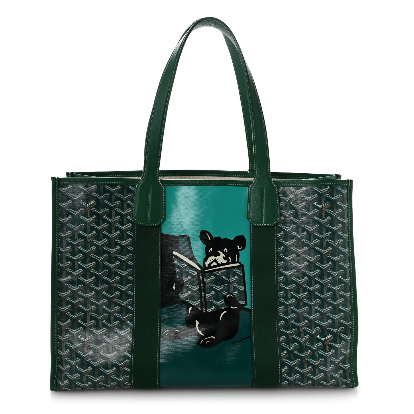Goyardine Villette Tote Green