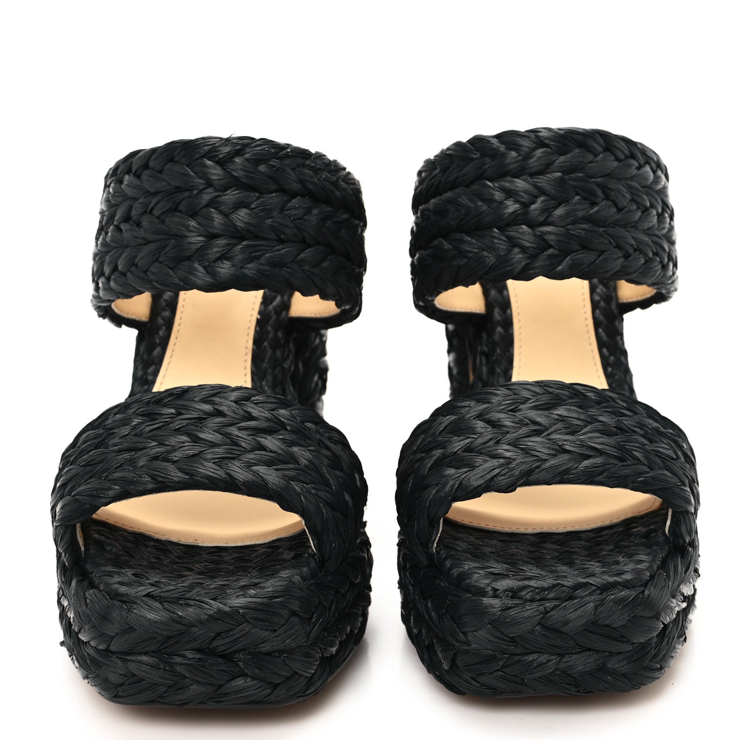 Bottega Veneta Trinity Weave Canalazzo Sandals 40 Black 3 of 9