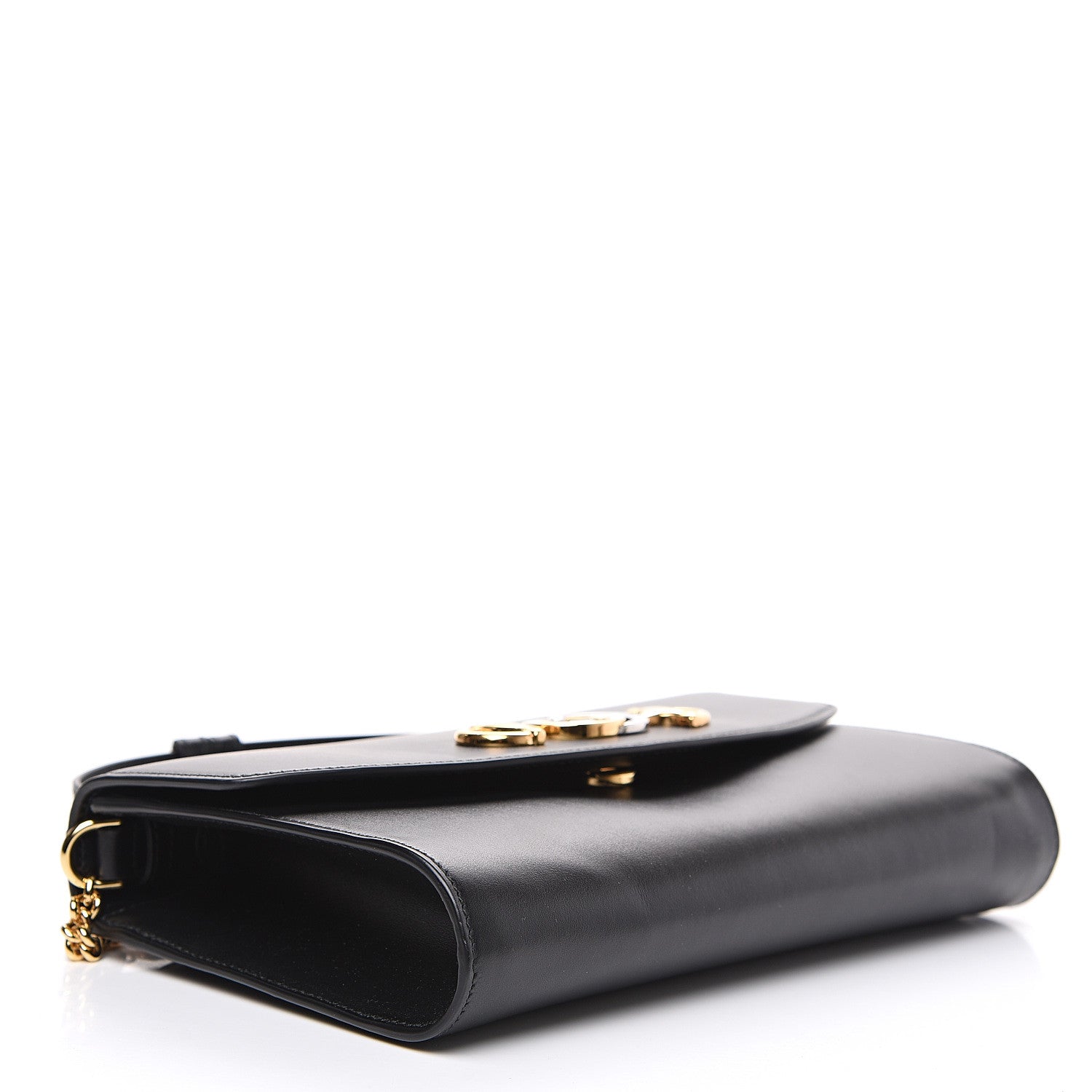 Gucci Smooth Calfskin Small Zumi Top Handle Shoulder Bag Black 3 of 9