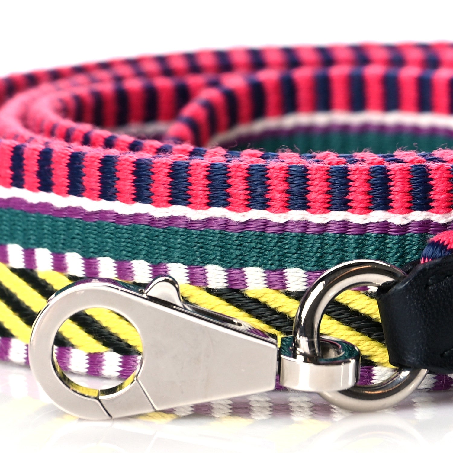 Hermes Toile Swift 25mm Sangle Cavale Shoulder Strap Multicolor Black 2 of 7