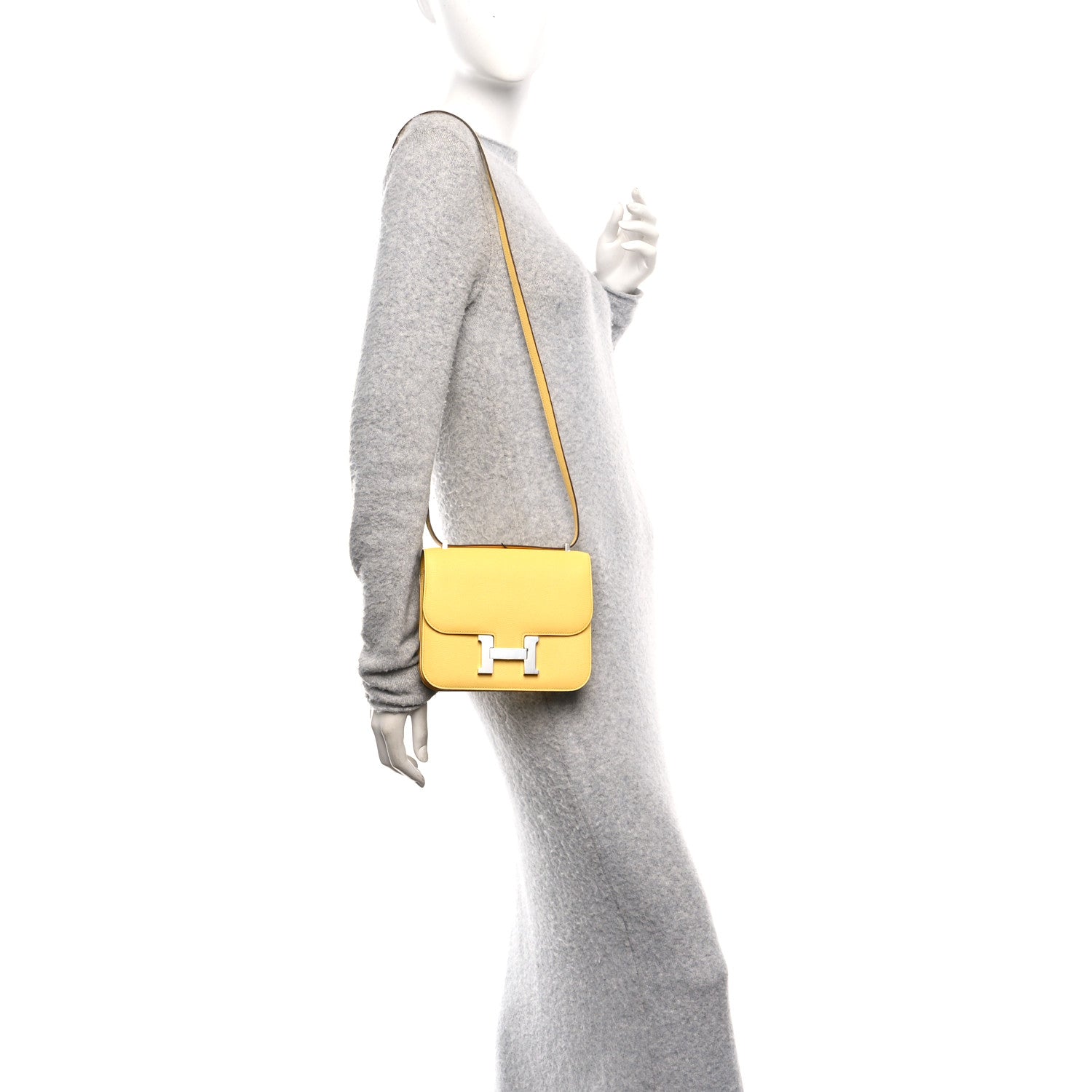 Hermes Chevre Mysore Constance 18 Jaune Mango 1848002 – FASHIONPHILE