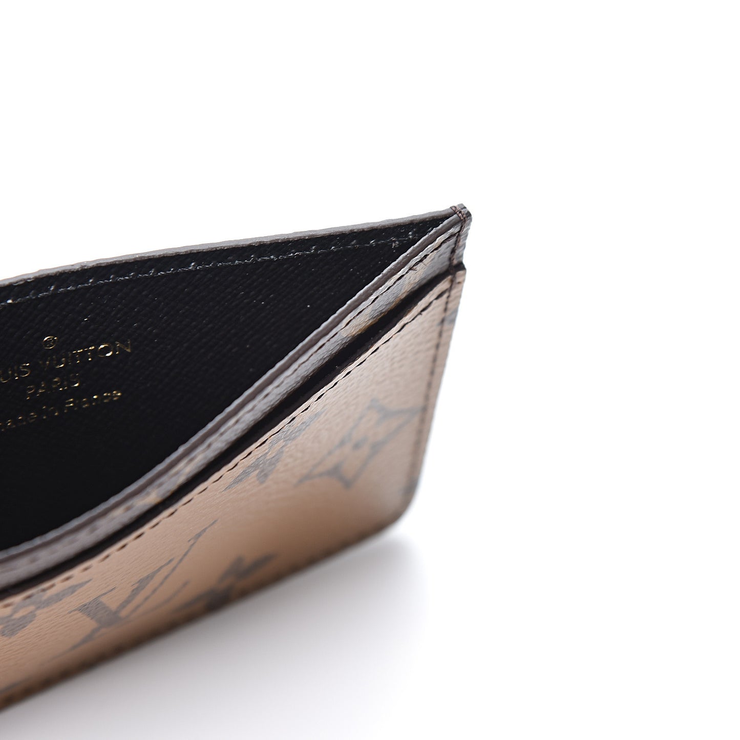 Reverse Monogram Card Holder