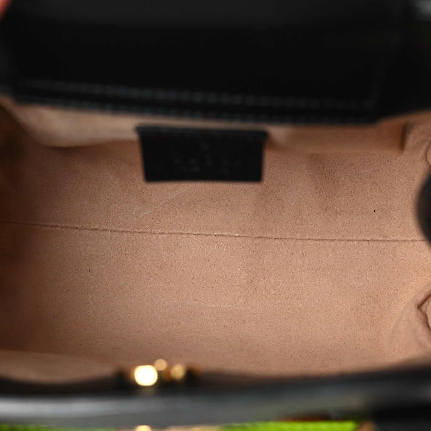 Wonka Grain Calfskin Mini Diana Tote Bag Black Yellow Fluo