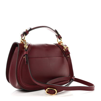 Gucci Roxy Calfskin Medium Blondie Top Handle Bag Rosso Ancora 3 of 10