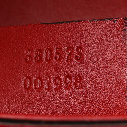 Gucci Ruinart Calfskin Medium Lady Web Shoulder Bag Hibiscus Red 7 of 12