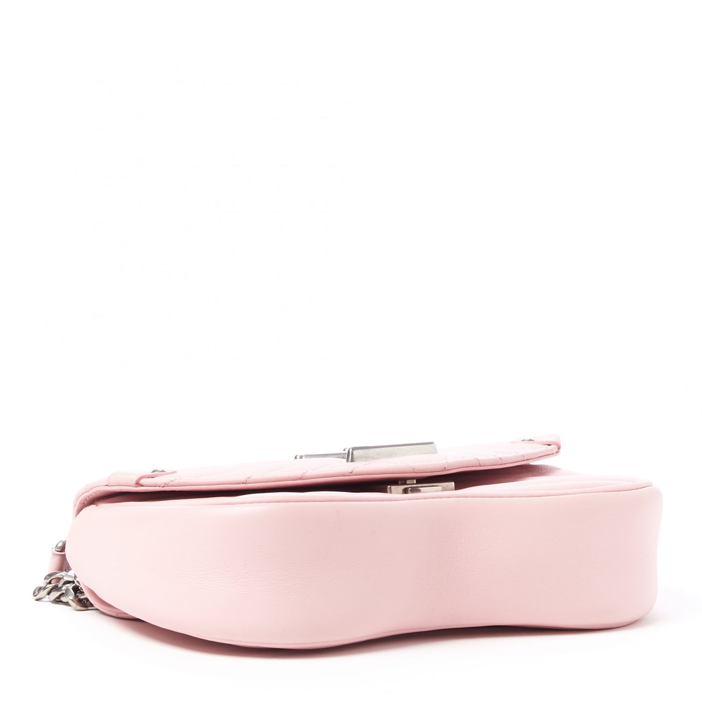 Calfskin New Wave Chain PM Smoothie Pink
