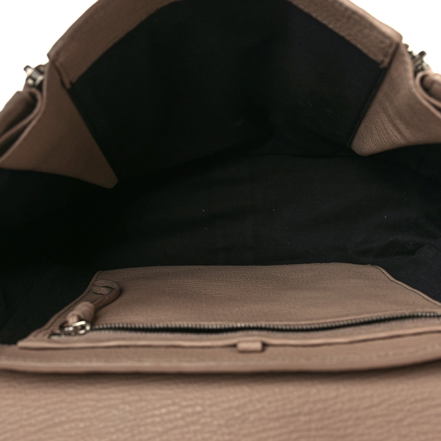 3.1 Phillip Lim Textured Calfskin Medium Pashli Satchel Khaki 4 of 5